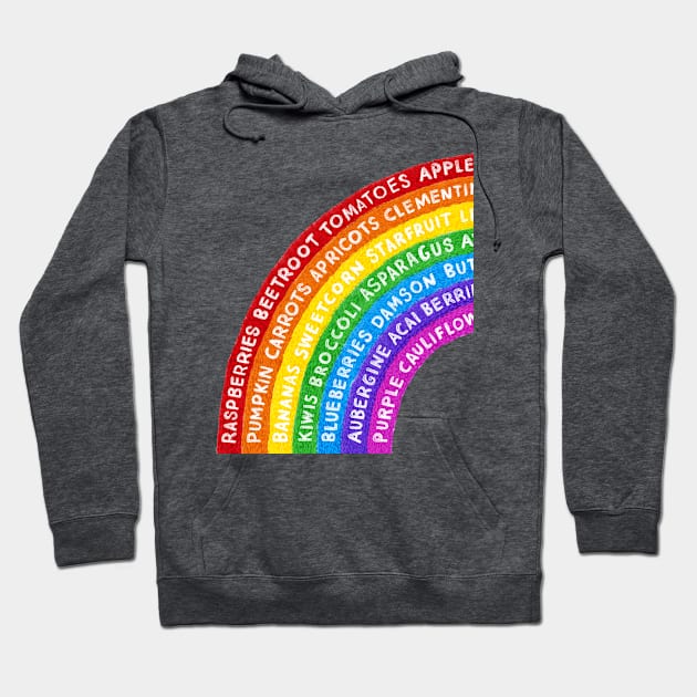 Healthy Rainbow Hoodie by martinascott